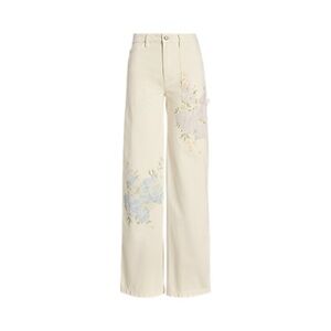 Lauren Ralph Lauren Plus size floral wide leg jeans SIZE 12 NWT